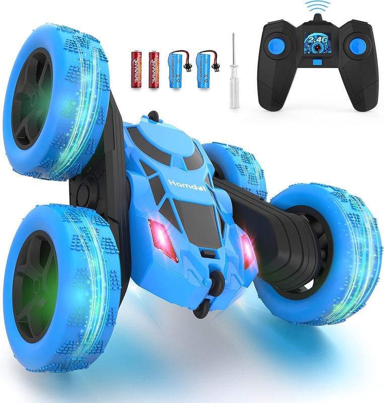 360° RC Stunt Car 4WD Double Sided with LED Rechargeable Kids Toy10