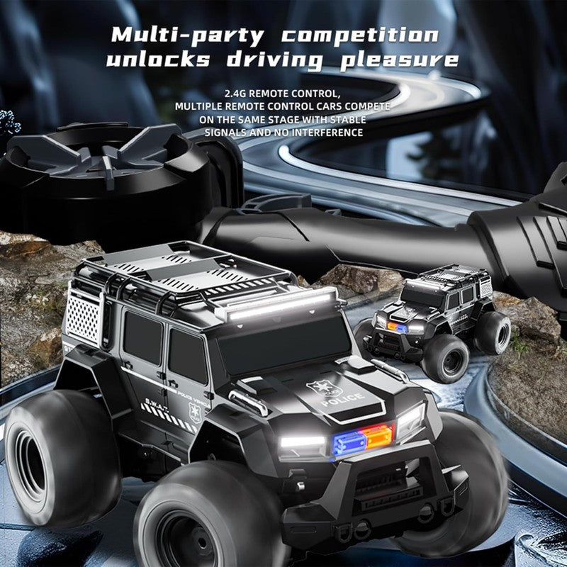 Amphibious 1:14 Waterproof RC Police Car with Lights for Kids Ages 6 122