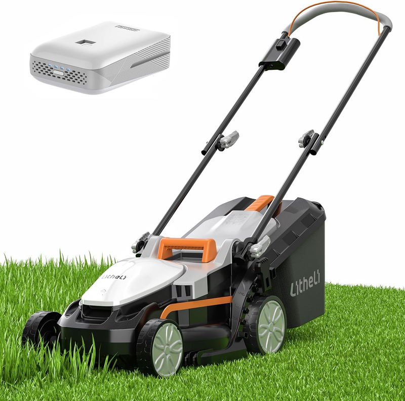 Cordless Lawn Mower 13 Inch, U20 Handy+ 20V Electric Lawn Mowers for Garden, Yar0