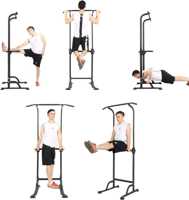Power Tower Pull-Up & Dip Station Adjustable Free-Standing Home Gym7