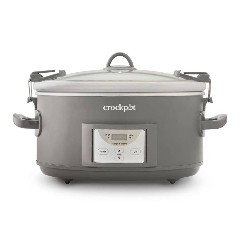 Programmable 7-Quart Cook and Carry Slow Cooker, Grey9