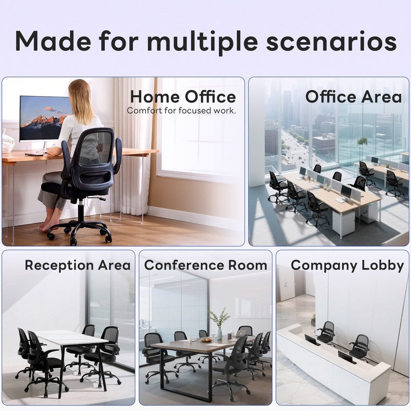 Ergonomic Mesh Office Chair - High Back Gaming Desk Chair, Computer Chair with L5