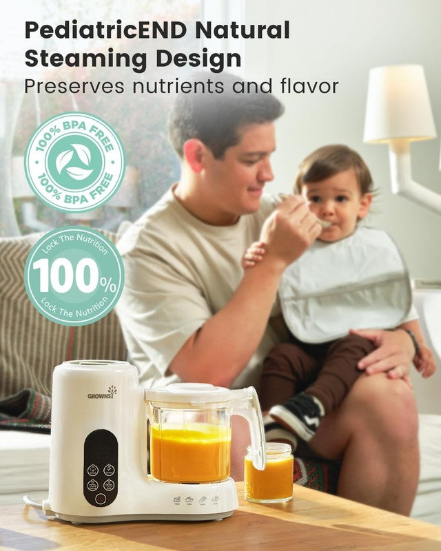 Baby Food Maker Steamer Blender Grinder One-Step Auto Cooking BPA-Free8