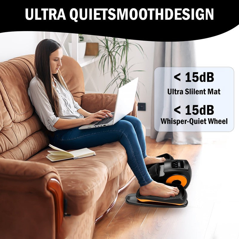 Compact Under Desk Elliptical Machine for Seniors with Remote Control7