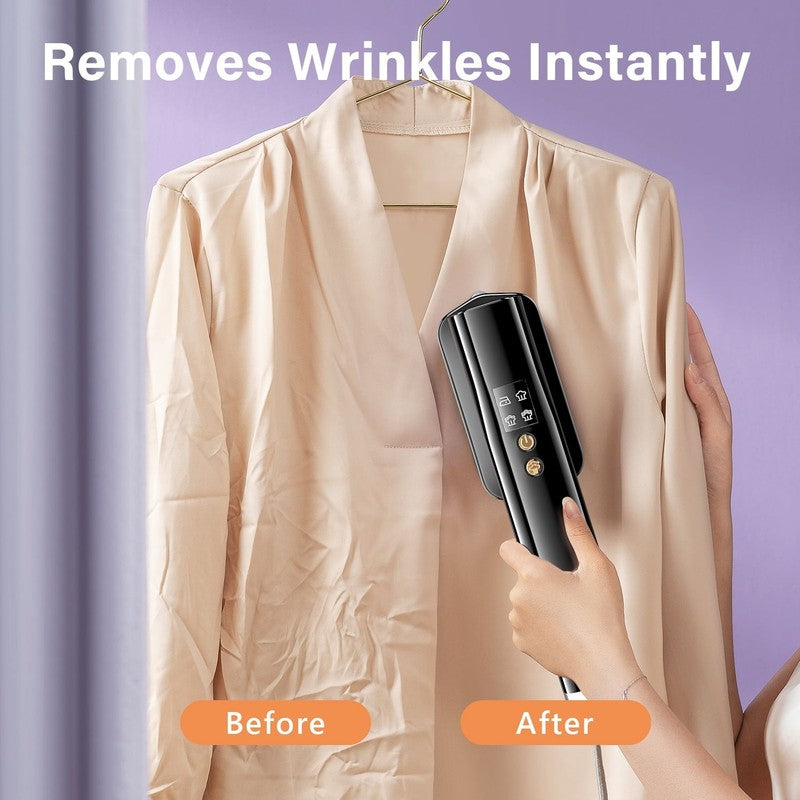 1200W Garment Steamer for Clothes, 25s Heat Up, 3 Levels, Travel & Home Use1