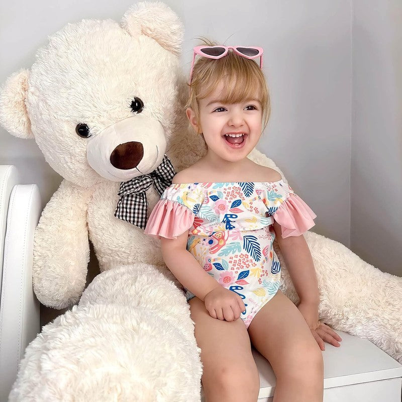 Giant Teddy Bear Big 4 Feet Stuffed Animal Stuffed Bear Baby Shower Life Size La1