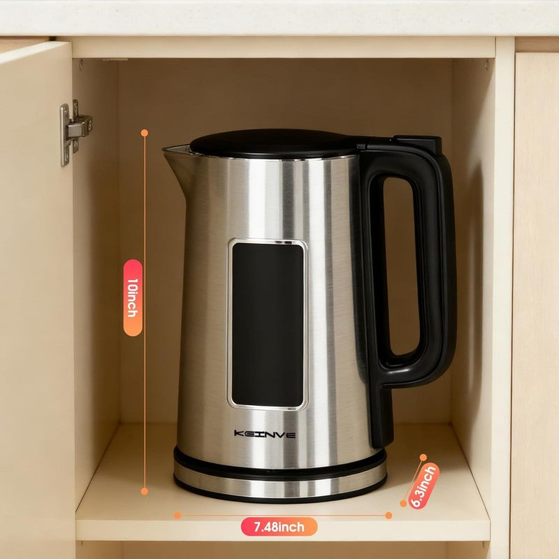 Electric Kettle 1.7L Touch Screen 6 Temp STRIX Auto Shut Off Double Wall6