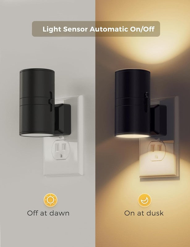 Dimmable Night Lights with Sensor, 3000K Soft White, 2 Pack for Home Use1
