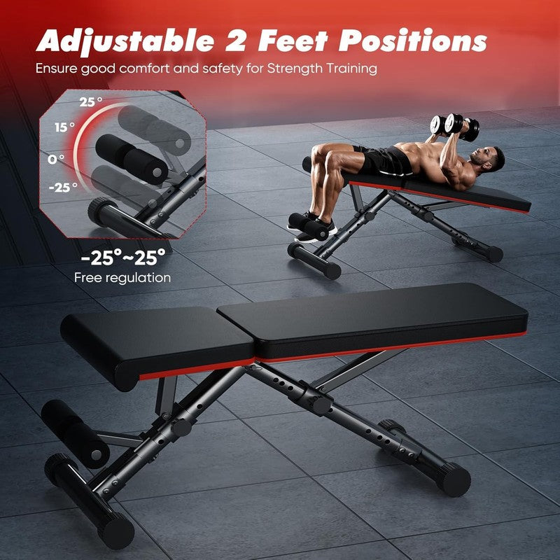 Adjustable Weight Bench 795LB Foldable Incline Home Gym Workout Bench3