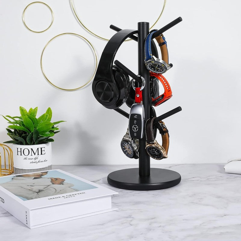 Mug Holder Tree, Coffee Cup Holder with 6 Hooks (Black)3