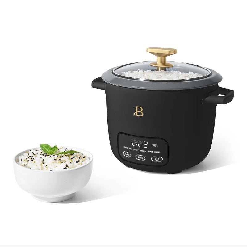 Beautiful by Drew Barrymore 6 Cup Rice Cooker Black Sesame Digital Electric Rice9
