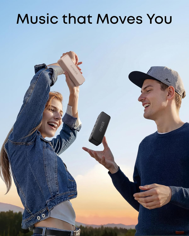 Anker Soundcore 2 Portable Bluetooth Speaker Bluetooth 5 IPX7 Waterproof3