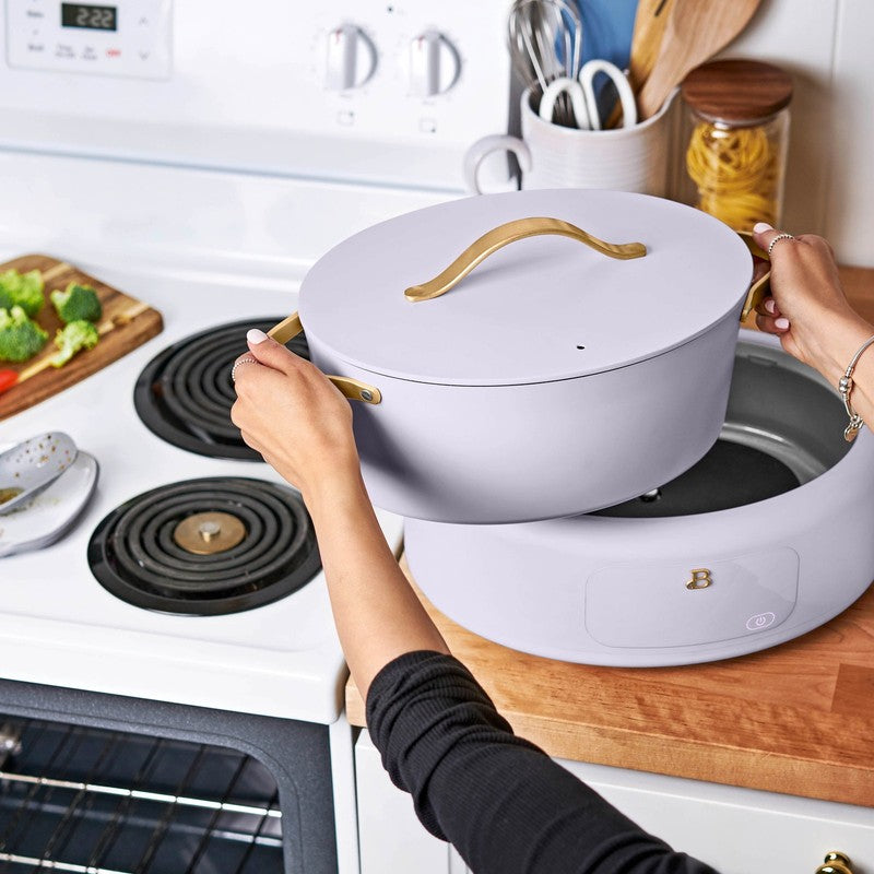 10 in 1, 6 Qt Electric Multi Cooker, Lavender by Drew Barrymore10