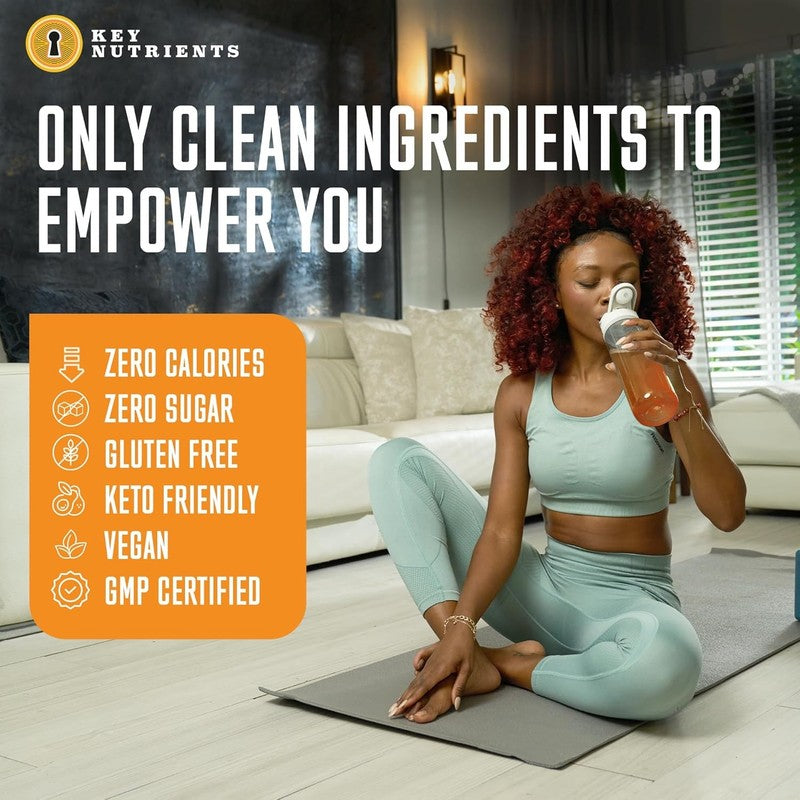 Energy Drink Powder with Electrolytes, Tropical Peach Mango, Sugar-Free3