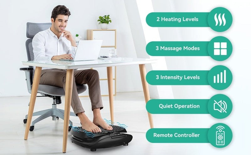 Foot Massager with Vibration & Heat for Pain Relief, Remote Control,Mother'S Day3