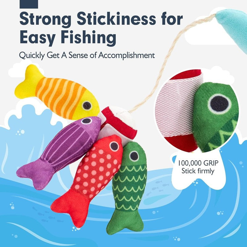 Montessori Toddler Toy 10-in-1 Fishing Game Stacking Cups Learning2