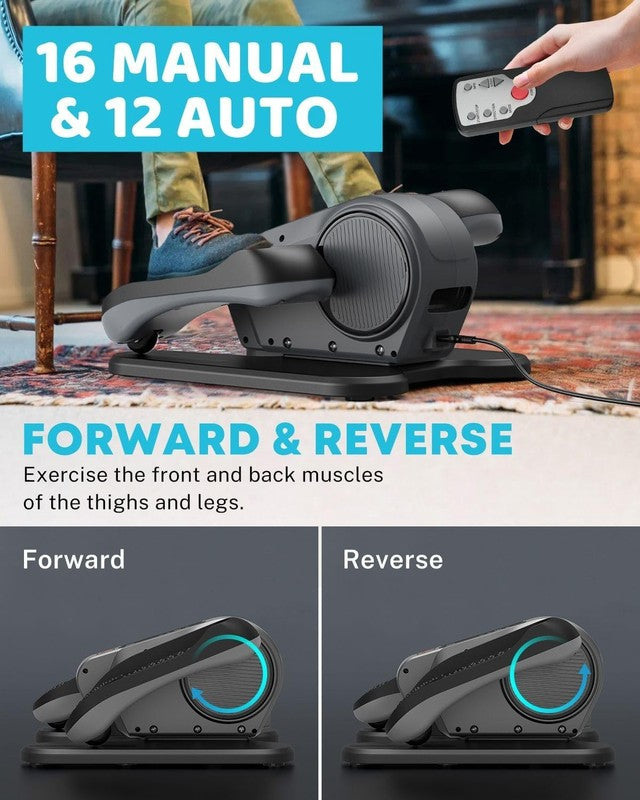 under Desk Elliptical Exercise Machine for Seniors, Electric Ellipse Leg Exercis2