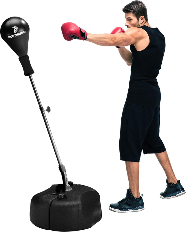 Techtools Adjustable Punching Bag w Stand Speed Bag for Teens & Adults0
