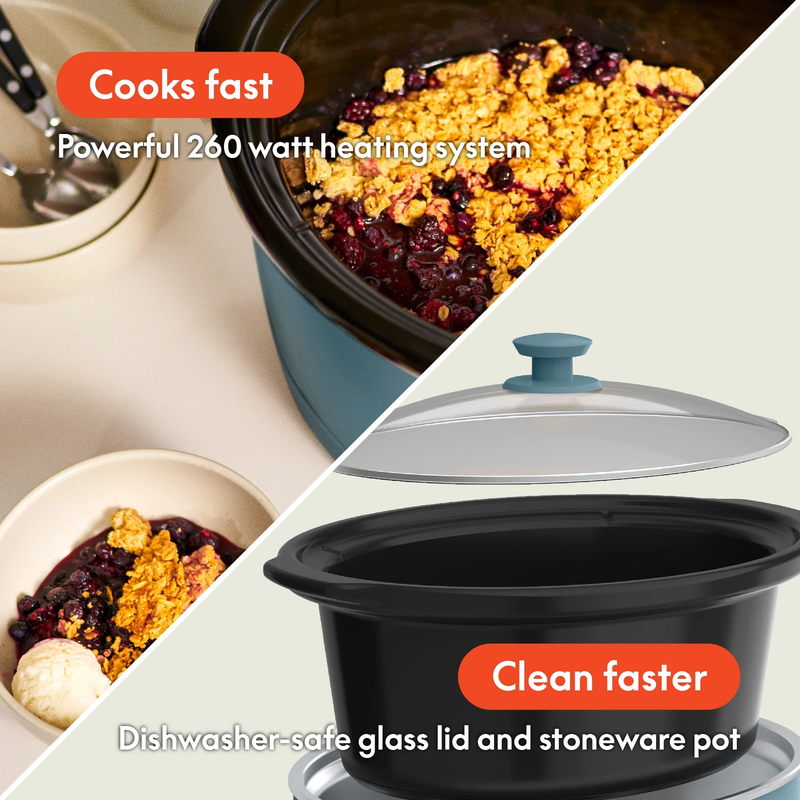 6Qt Slow Cooker, Surf3