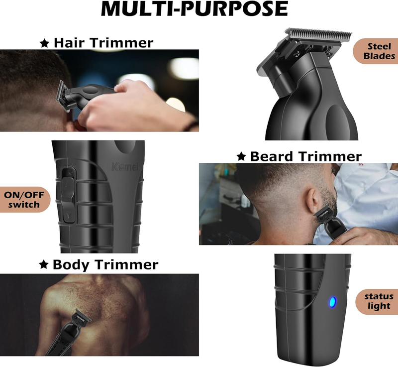2299 Professional Hair/Beard Trimmer for Men Zero Gapped Hair Clippers for Barbe5