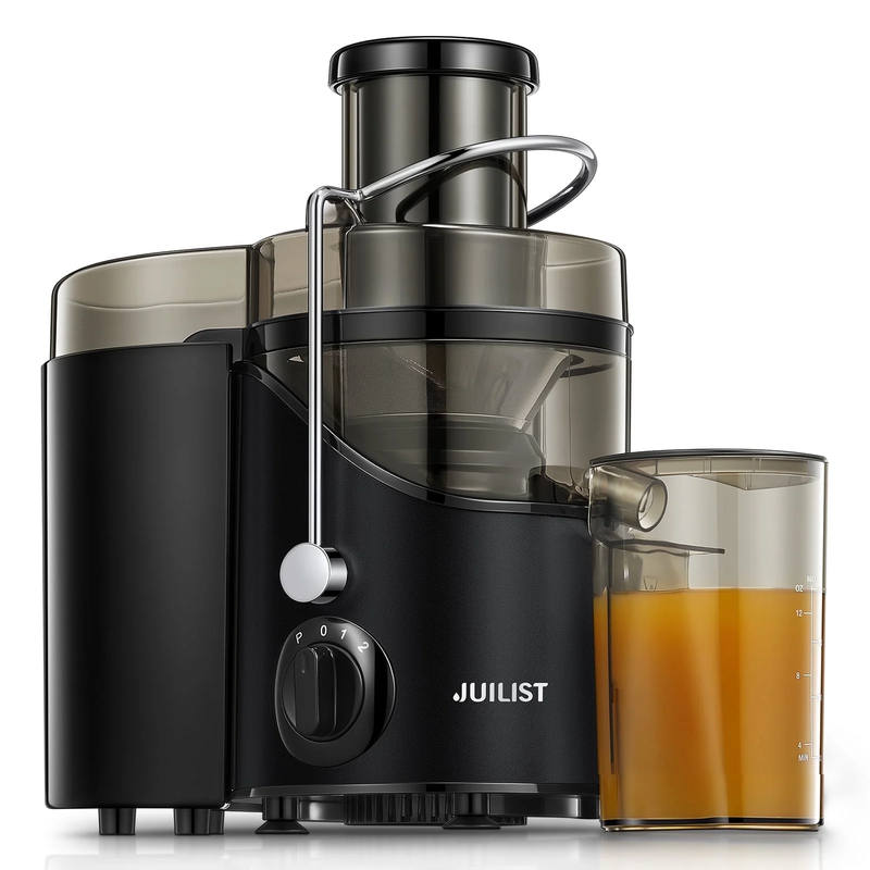 Juicer Machine Easy Clean 3" Wide Feed Chute Fruit Vegetable Extractor Gray10