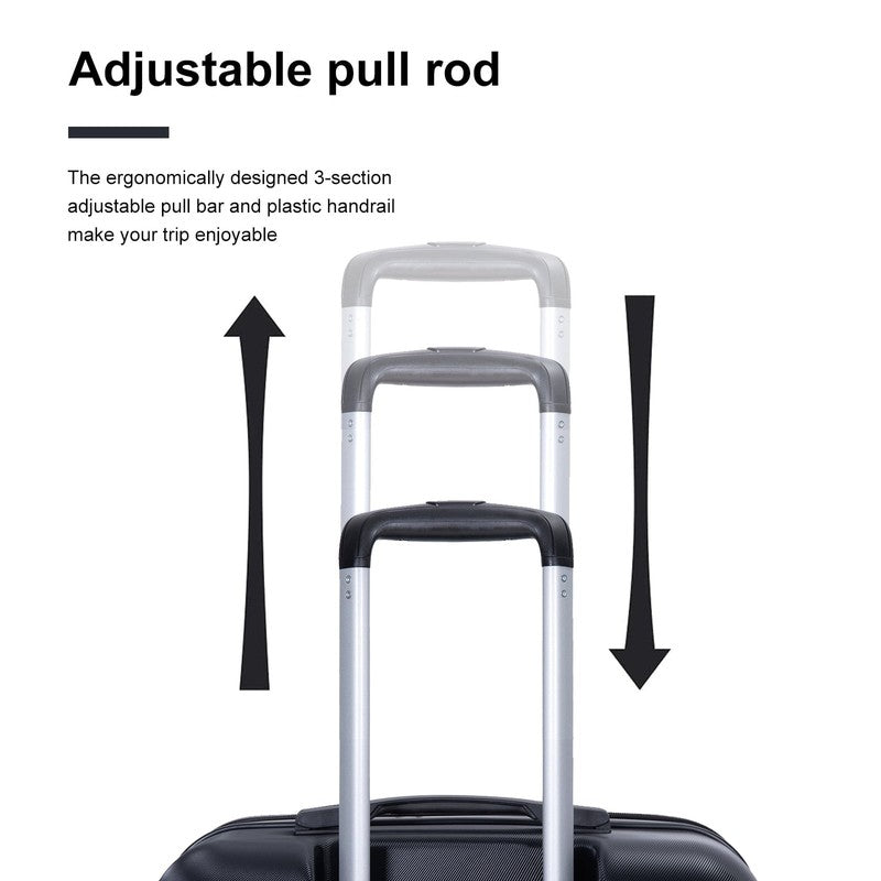 5-Piece Hardside Luggage Set with Duffel Bag & Spinner Wheels, 20/24/28 Inch Lig3