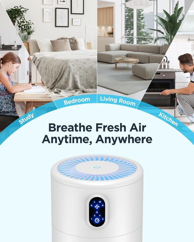 Large Room Air Purifier with H13 HEPA Filter   Odor & Smoke Eliminator6