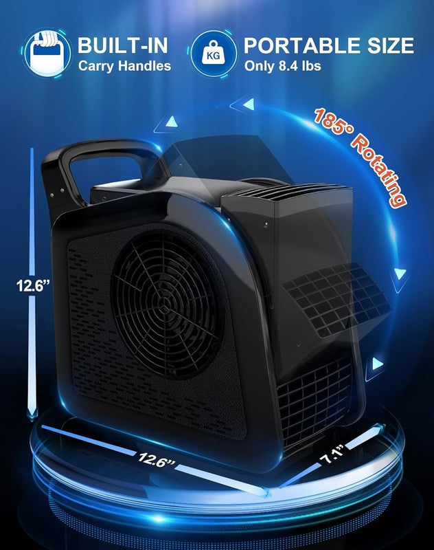 Air Mover Blower Fan 3-Speed High Velocity Utility Fan Black1