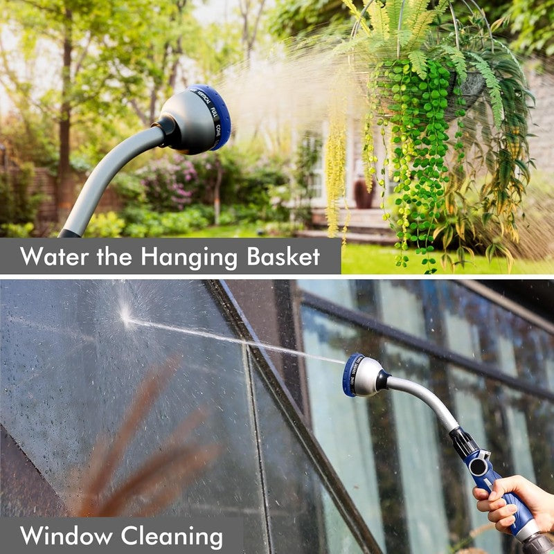 Heavy Duty Metal Watering Wand with 10 Spray Patterns, 15-Inch Nozzle5