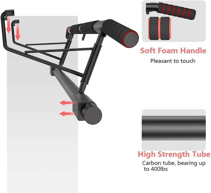 Pull up Bar Doorway, Ergonomic Multi Grip Chin Up Bar for Home Gym, 2024 Upgrade3