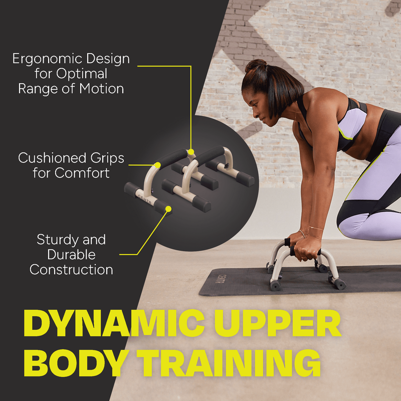 by Chris Hemsworth Push up Handles, Push up Bars + 3-Month Membership4