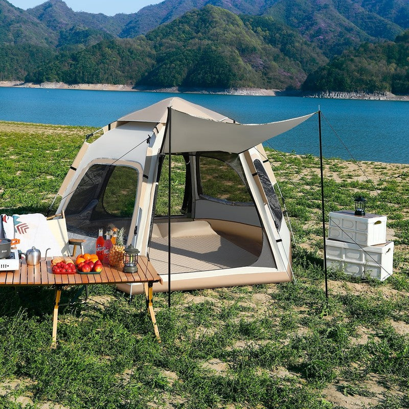 4-6 Person Tents for Camping,Portable Waterproof Large Glamping Tents for Outdoo6