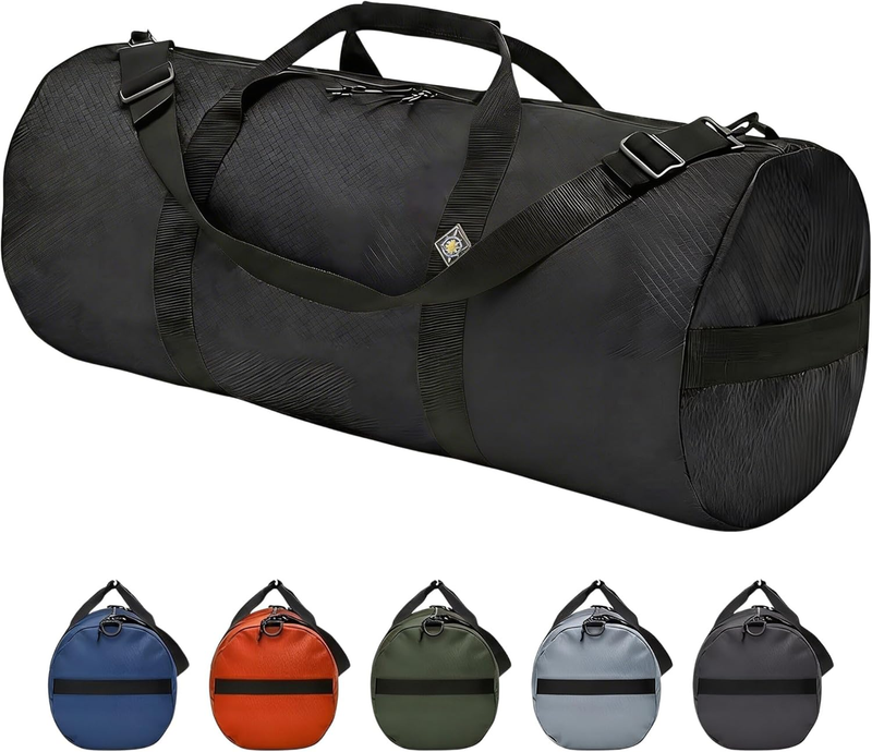 131L Heavy Duty Duffel Bag 1050D Ripstop Gear Bag Black 16x4011