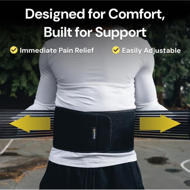 Back Brace for Men & Women L/XL   Breathable Lumbar Support Belt Sciatica Relief2