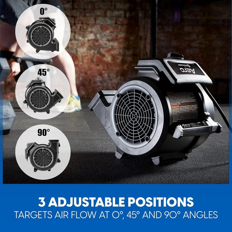 3-Speed Floor Fan 156W 550CFM Air Mover Utility Blower Carpet Dryer3