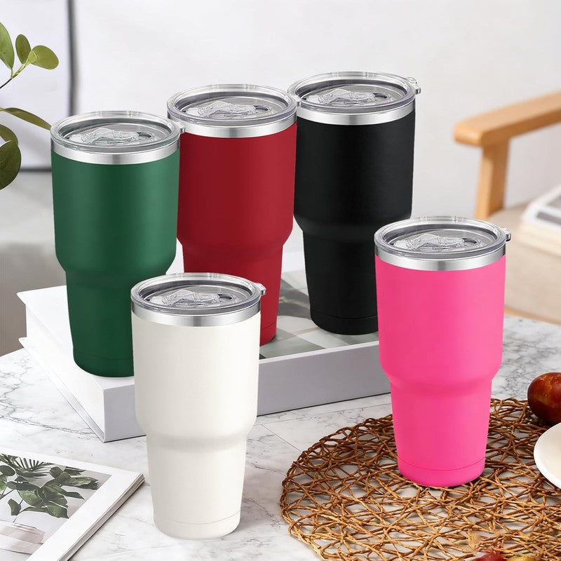 30oz Insulated Tumbler 12 Pack Stainless Steel Vacuum Cups Mixed Colors4