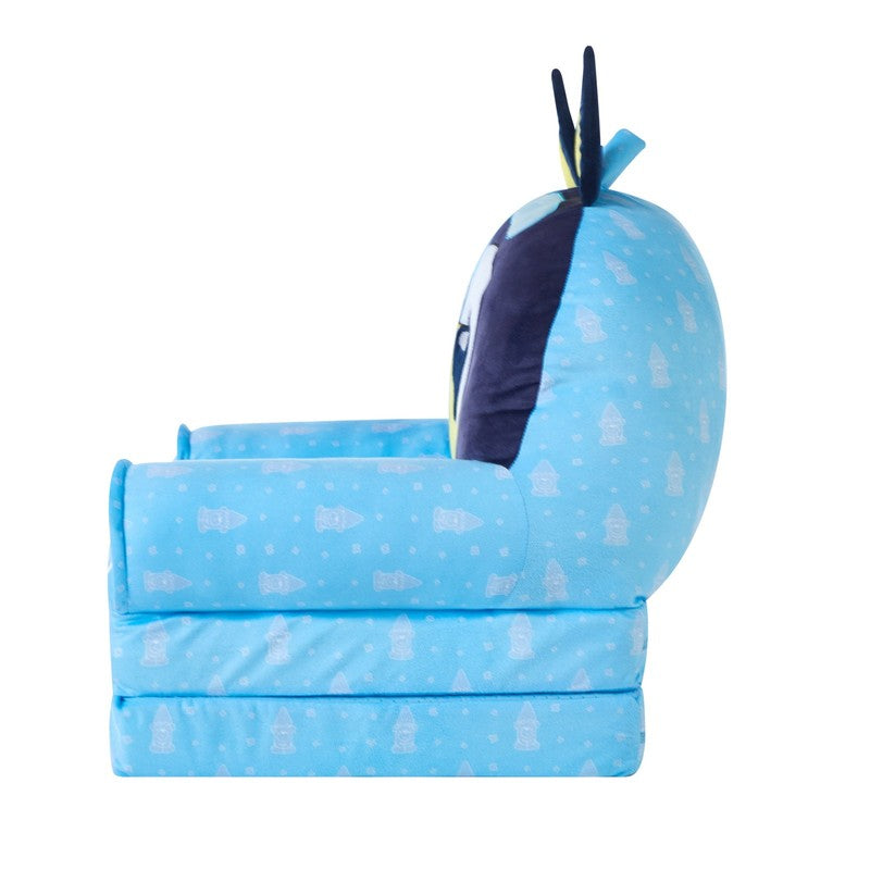 Toddler Bluey 2 In 1 Polyester Flip Out Chair Blue for Kids4