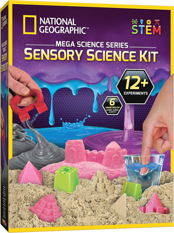 National Geographic Sensory Science Kit Sand Putty STEM Stress Relief Toy10