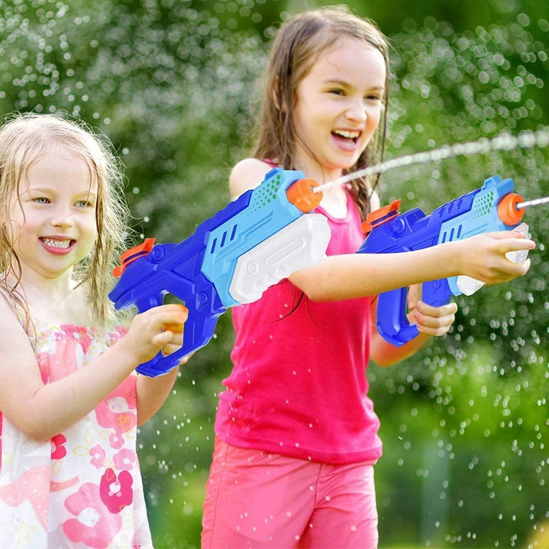 3 Pack Water Guns 600CC Super Blaster Soaker Pool Beach Outdoor Toy Blue6