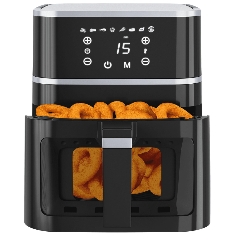 5.2QT 8-in-1 Air Fryer, 400℉ Max, Digital Screen, Visible Window, Oil-Less Black7