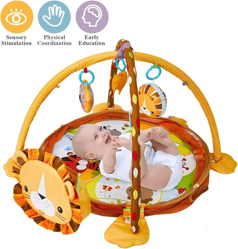 3 in 1 Baby Gym Play Mat Activity Ocean Ball Sensory Toys Gift 0 36M5