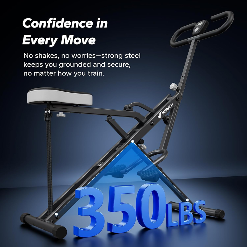Squat Machine,  R07 2 in 1 Squat Rowing Machine, Easy Setup & Foldable Exercise 3
