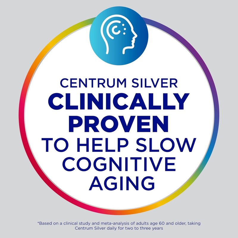 Minis Silver Multivitamin for Men 50+, Supports Memory & Cognition, 280 Ct8