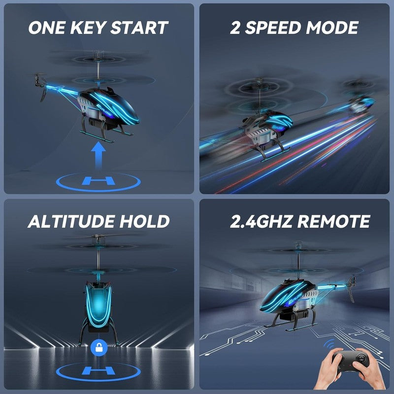 RC Helicopter, Remote Control Helicopter for Kids with 30Mins Flight(2 Batteries2