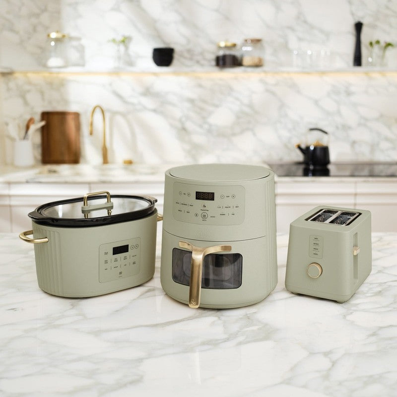 2-Slice Toaster, Extra-Wide Slots with Removable Crumb Tray, Eucalyptus Green11