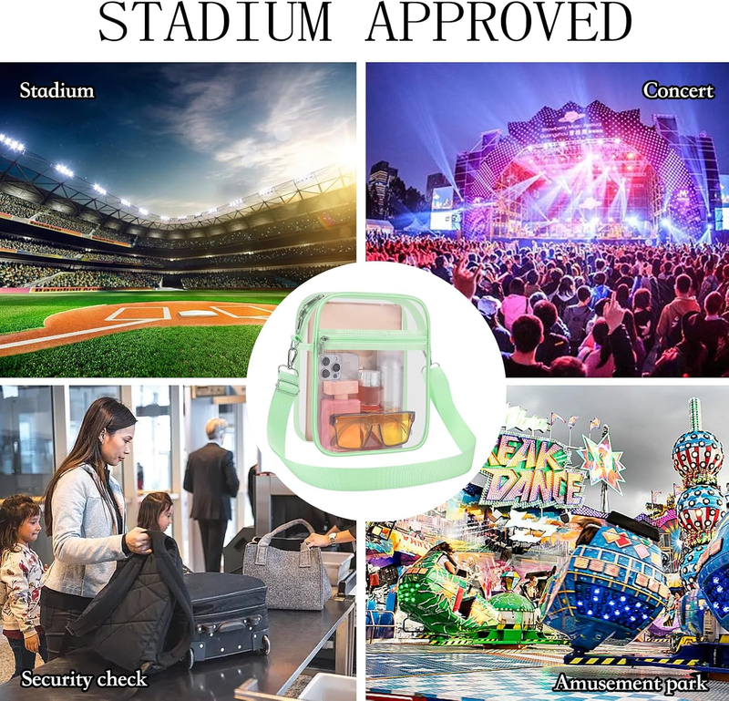 Clear Stadium Approved Crossbody Bag Transparent Messenger Bag5