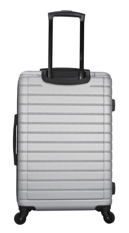 Protégé Vacationer 20" Carry On Expandable Hardside Luggage Silver Spinner1