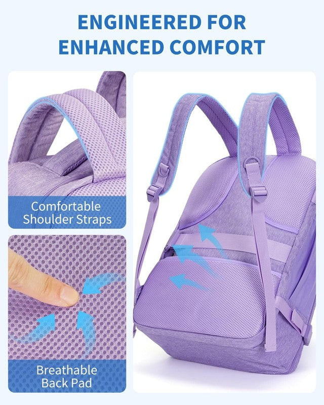 Business Travel Backpack Fits 17 Inch Laptop for Personal Item Bag 18X14X8 Clams3