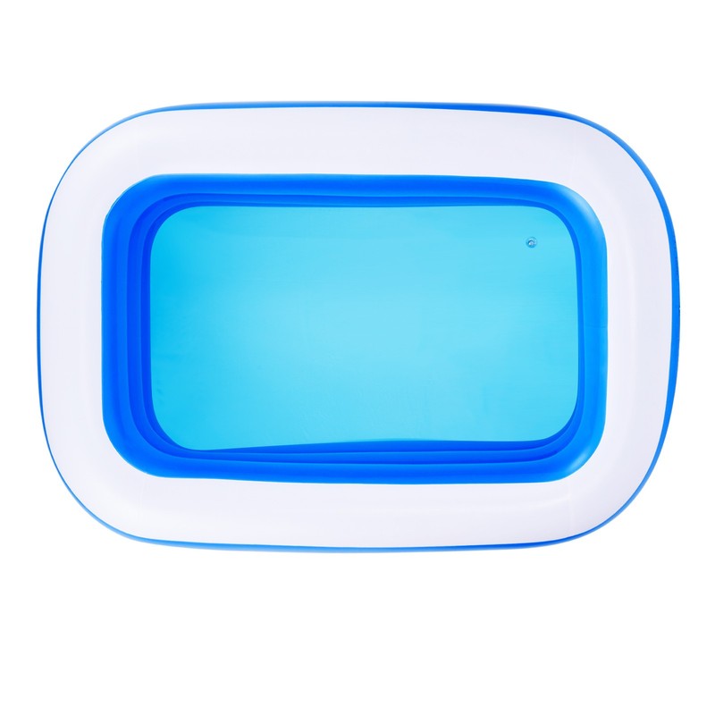 Inflatable Pools Kiddie Pool, 71" X 47" X 24" Indoor Rectangle Swimming Pool for6