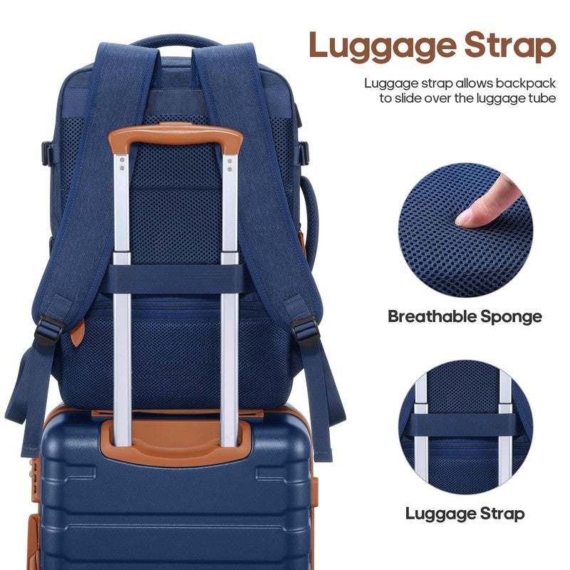 Carry on Luggage Set 3 Piece Hard Shell Luggage Sets with YKK Zipper Spinner Whe5